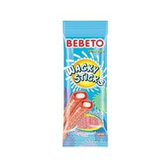 BEBETO Wacky Sticks Strawberry Vanilla 75 Gr