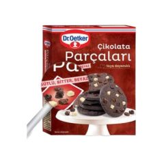 Dr. Oetker Çikolata Parçaları Sütlü Bitter Beyaz 70 Gr