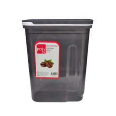 Foly Life 1.8litre Poly Erzak Saklama Kabı Kızaklı Kapak