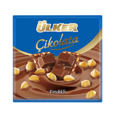 Ülker Fındıklı Kare Çikolata 65 Gr