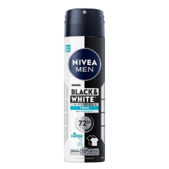 Nivea Invisible Erkek Black&Whıte Fresh Sprey Deodorant 150 ml
