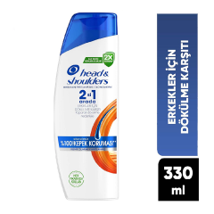 Head & Shoulders 2’si 1 Arada Kepek Karşıtı Şampuan Erkeklere Özel Saç Dökülmelerine Karşı 350 Ml