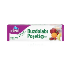İdeal Buzdolabı Poşeti Orta Boy 50'li