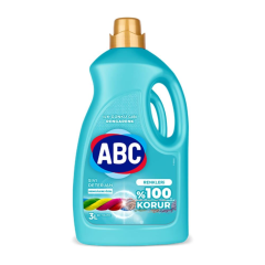 ABC Sıvı Çamaşır Deterjanı Renkliler 3000 Ml
