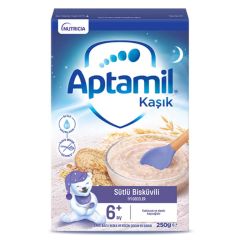 Aptamil Sütlü Bisküvili Gece Kaşık Maması 250 Gr