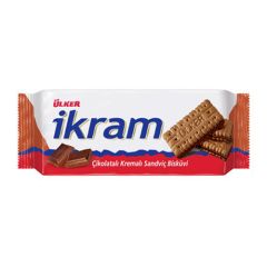 Ülker İkram Kremalı Bisküvi Çikolatalı 84 g