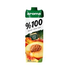 Aroma %100 Şeftali Elma Suyu 1 Lt