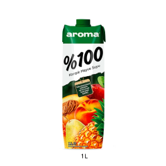 Aroma %100 Karışık Meyve Suyu 1 Lt