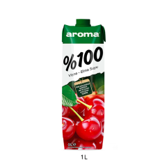 Aroma %100 Vişne Elma Suyu 1 Lt