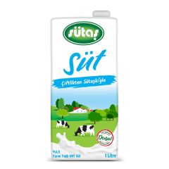 Sütaş Yarım Yağlı Süt 1 lt