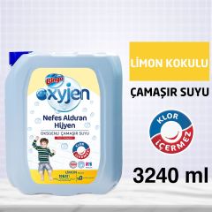 Bingo Oksijen Çamaşır Suyu Limon Kokulu 3240 Ml