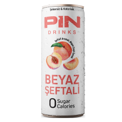 Pin 250 ML Beyaz Şeftali