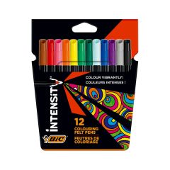 BIC Intensity Keçeli Boya Kalemi 12'li Renk