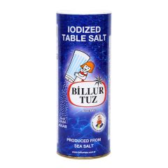 Billur Tuz İyotlu Sofra Tuzu 500 Gr ( Tuzluklu )