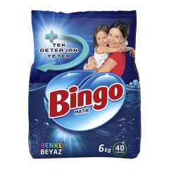 Bingo Matik Renkli Beyaz Konsantre 6 Kg