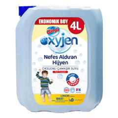 Bingo Oksijen Çamaşır Suyu Limon Kokulu 4 L