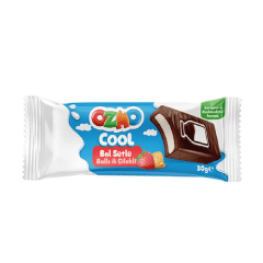 Ozmo Cool Sütlü Çilekli Ballı Krema Dolgulu Ballı Kek 30 Gr