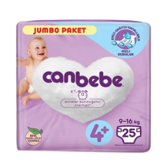 Canbebe Jumbo Maxiplus 9-16 Kg No 4+ 25'li