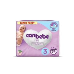 Canbebe Jumbo Midi 4-9 Kg No 3 34'lü