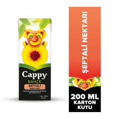 Cappy Bahçe Şeftali Nektarı Karton Kutu 200 Ml