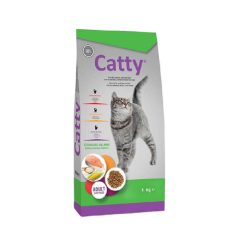 Catty Sterilised Somonlu Kuru Kedi Maması 1 Kg