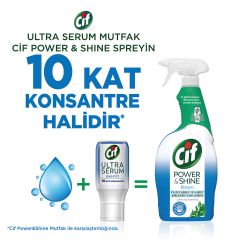 Cif Power Shine Banyo 750 Ml + Serum Hediye 70 Ml