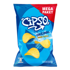Cipso Tırtıklı Sade Patates Cipsi Original Mega 195 G