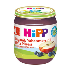 Hipp Organik Yabanmersinli Elma Püresı 125 Gr