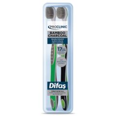 Difaş Pro Clinic Bamboo Charcoal 1+1 Diş Fırçası