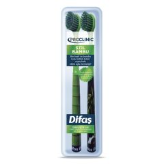 Difaş Pro Clinic Stil Bamboo 1+1 Diş Fırçası