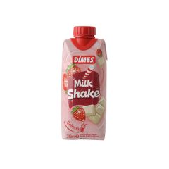 Dimes Milkshake Vanilya Beyaz Çikolata Çilekli 310 ml