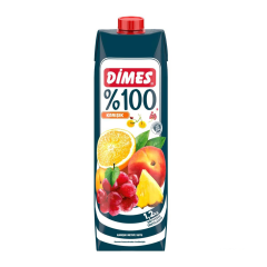 Dimes Meyve Suyu %100 1 Lt Karışık