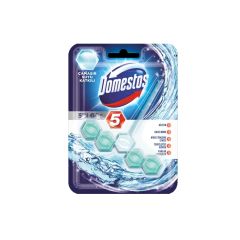 Domestos 5'li Güç Tuvalet Bloğu Çamaşır Suyu Katkılı