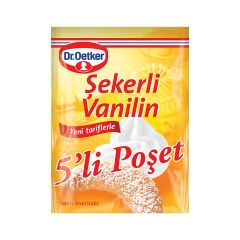 Dr.Oetker Şekerli Vanilin 5'li Paket 25 Gr