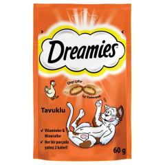 Dreamies  Kıtır Ödül Tavuklu 60 Gr Turuncu