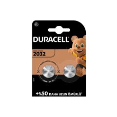 Duracell Düğme Pil 2032 2'li 3 Volt