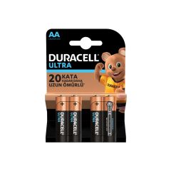 Duracell Ultra Kalem Pil AA 4'lü