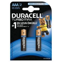 Duracell AAA Turbo Max İnce Kalem Pil 2li