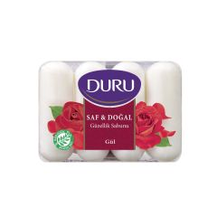 Duru Güzellik Sabunu Saf ve Doğal Gül 4x70 g