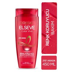 L'Oréal Paris Elseve Colorvive Renk Koruyucu Bakım Şampuanı 2'si 1 Arada 450 Ml