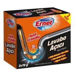 Ernet Lavabo Açıcı Aktif Granüllü 2x70 g