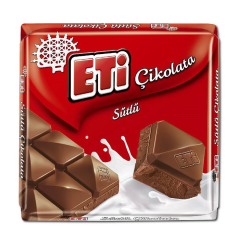Eti Sütlü Çikolata Kare 60 Gr