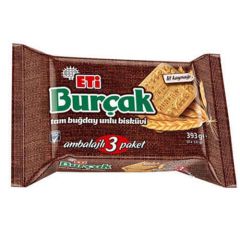 Eti Burçak Bisküvi 3'lü 3x131 g