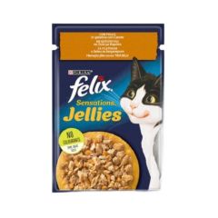 Felix Sensations Tavuklu Havuçlu Pouch Yaş Mama 85 Gr