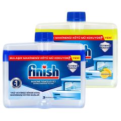 Finish Bulaşık Makinesi Temizleyici Sıvı 250 Ml Klasik + Limon 250 Ml