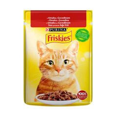 Friskies Sığır Etli Pouch Kedi Yaş Mama 85 Gr