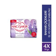 Hacı Şakir Güzellik Sabun Lavanta 4X70 Gr
