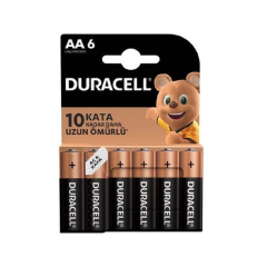 Duracell Pil AA Kalem 6'lı