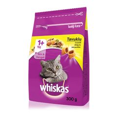 Whiskas Tavuklu Sebze Kuru Yetişkin Kedi Maması 300 g