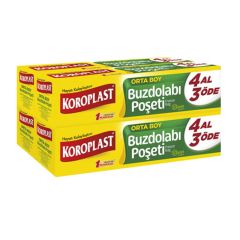 Koroplast Buzdolabı Poşeti 4'lü Orta Boy 24x38